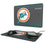 Miami Dolphins 1966-1973 Historic Collection Linen 15-Watt Wireless Charger and Mouse Pad