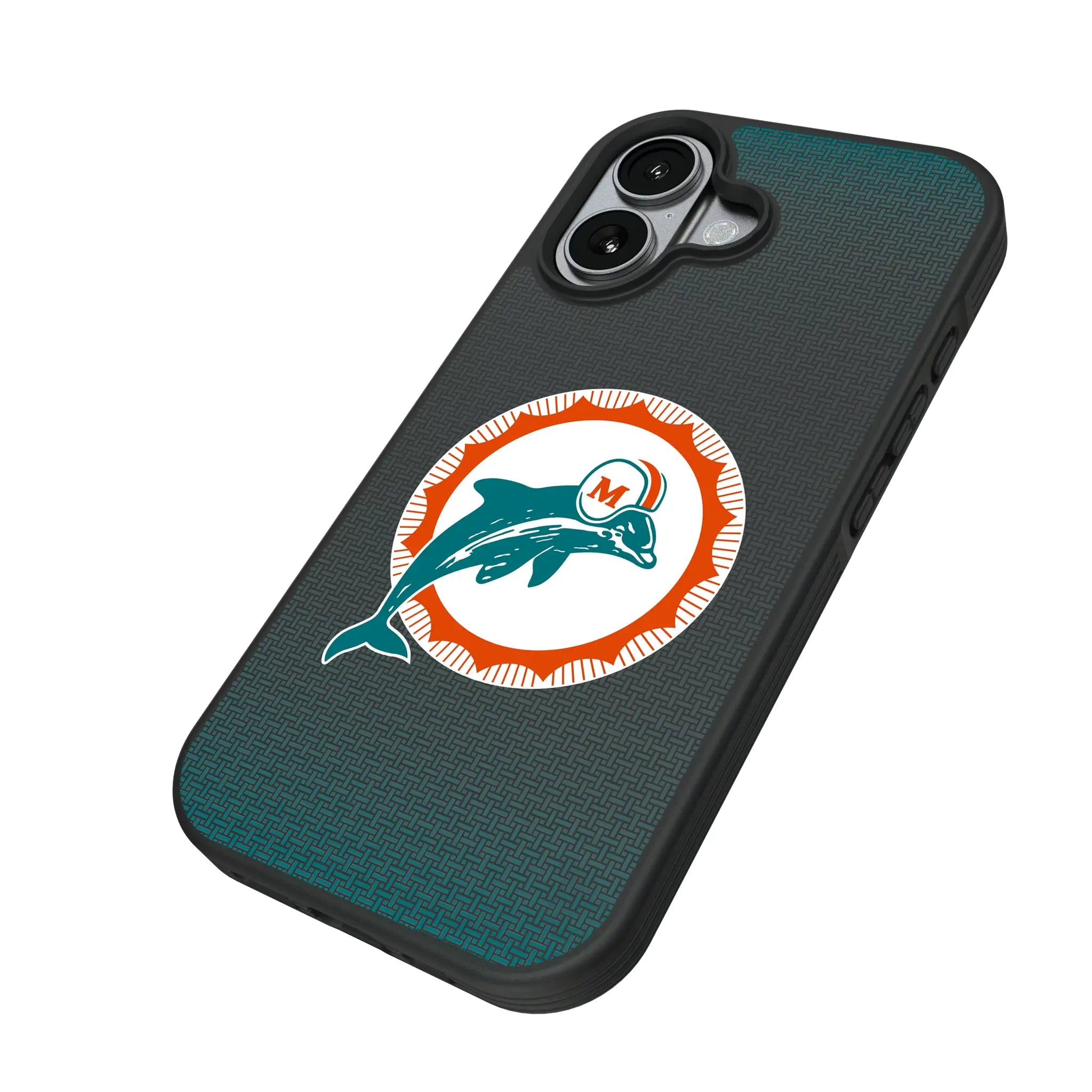Miami Dolphins 1966-1973 Historic Collection Linen Bump Phone Case