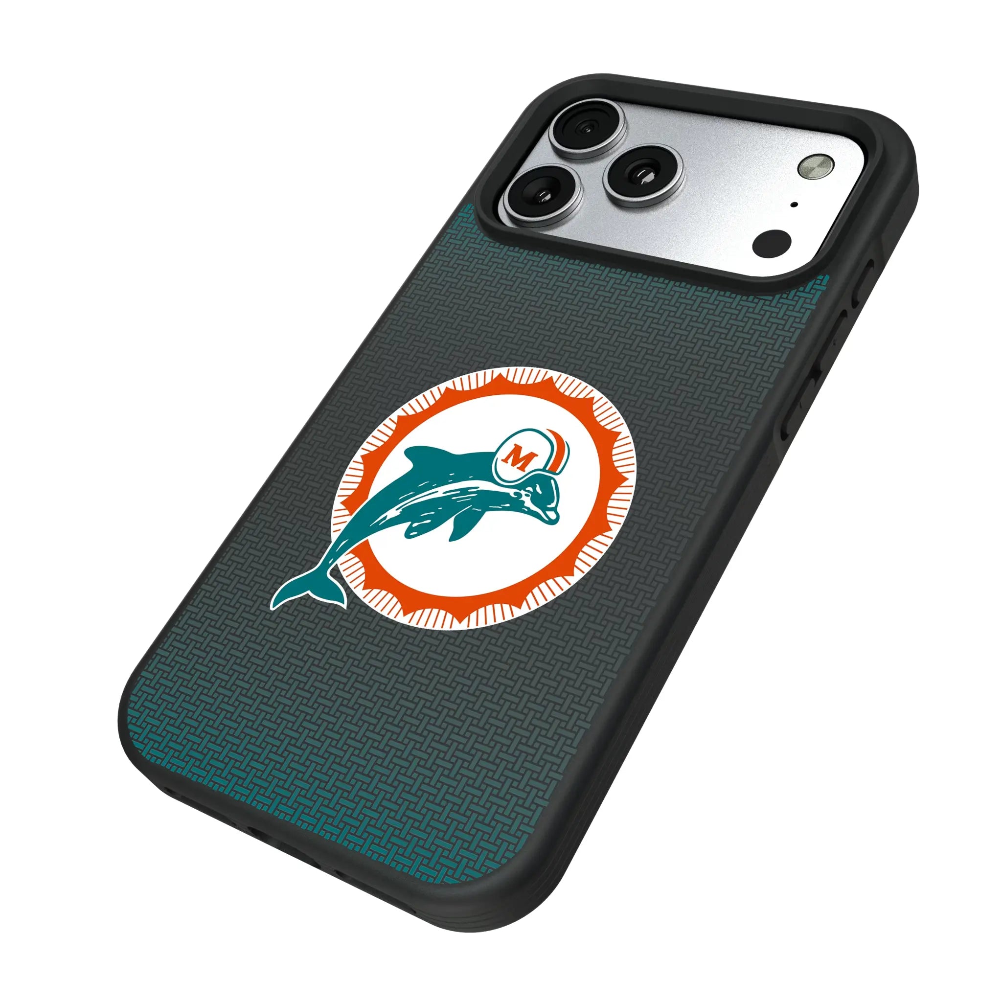 Miami Dolphins 1966-1973 Historic Collection Linen Bump Phone Case