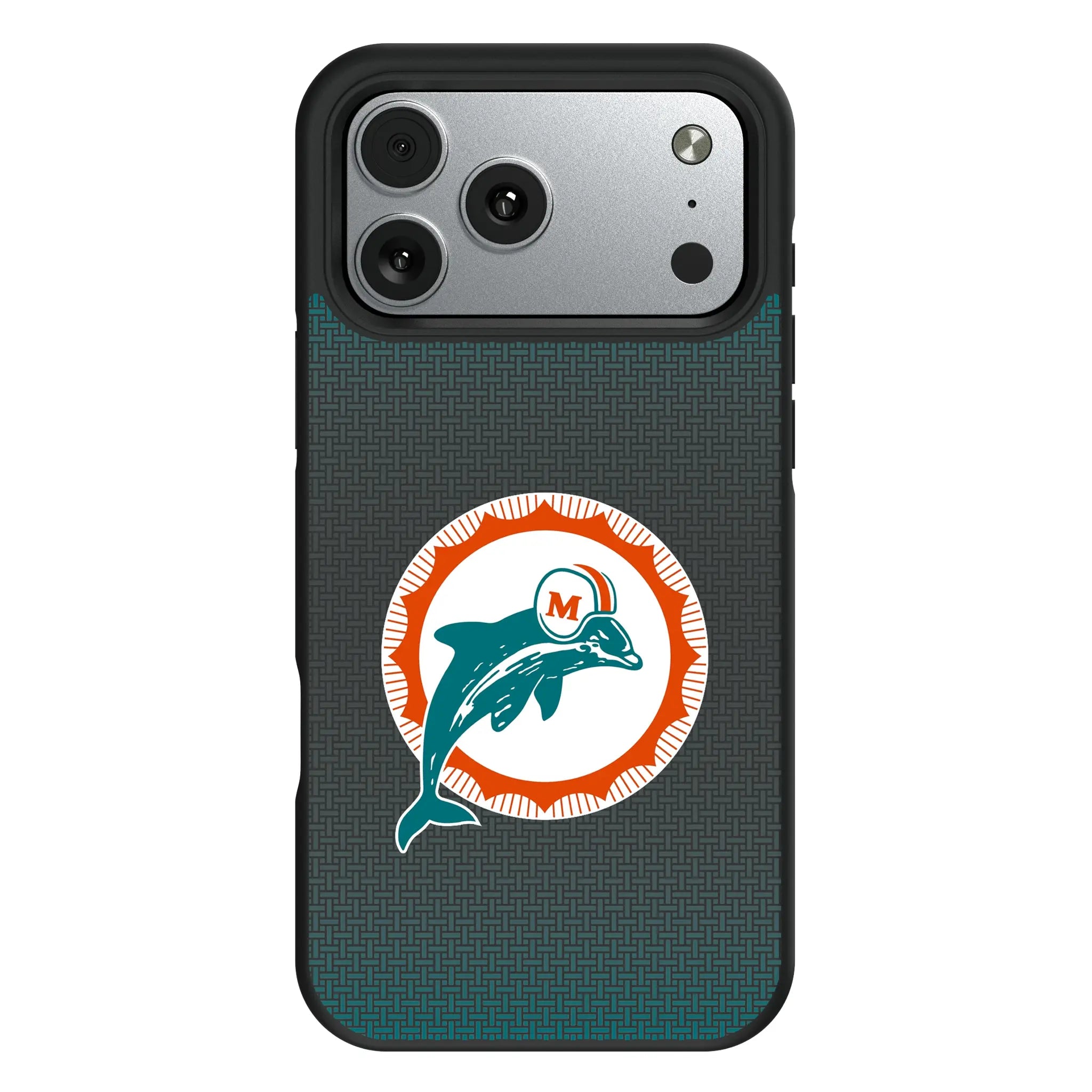 Miami Dolphins 1966-1973 Historic Collection Linen Bump Phone Case