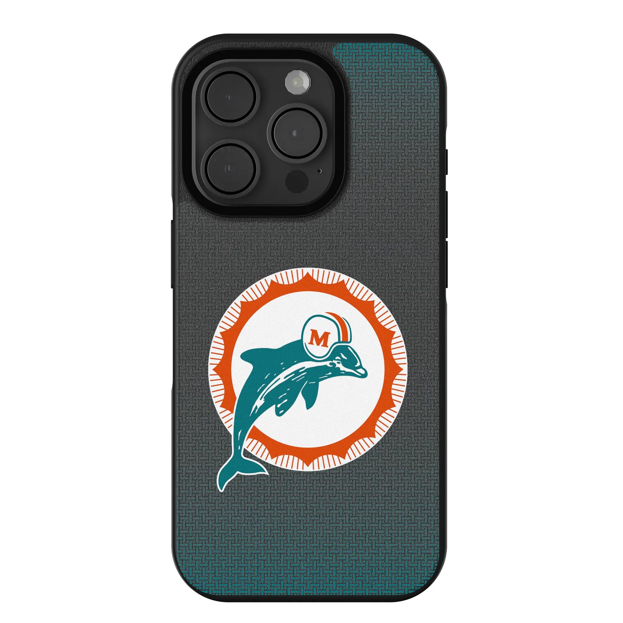 Miami Dolphins 1966-1973 Historic Collection Linen Bump Phone Case