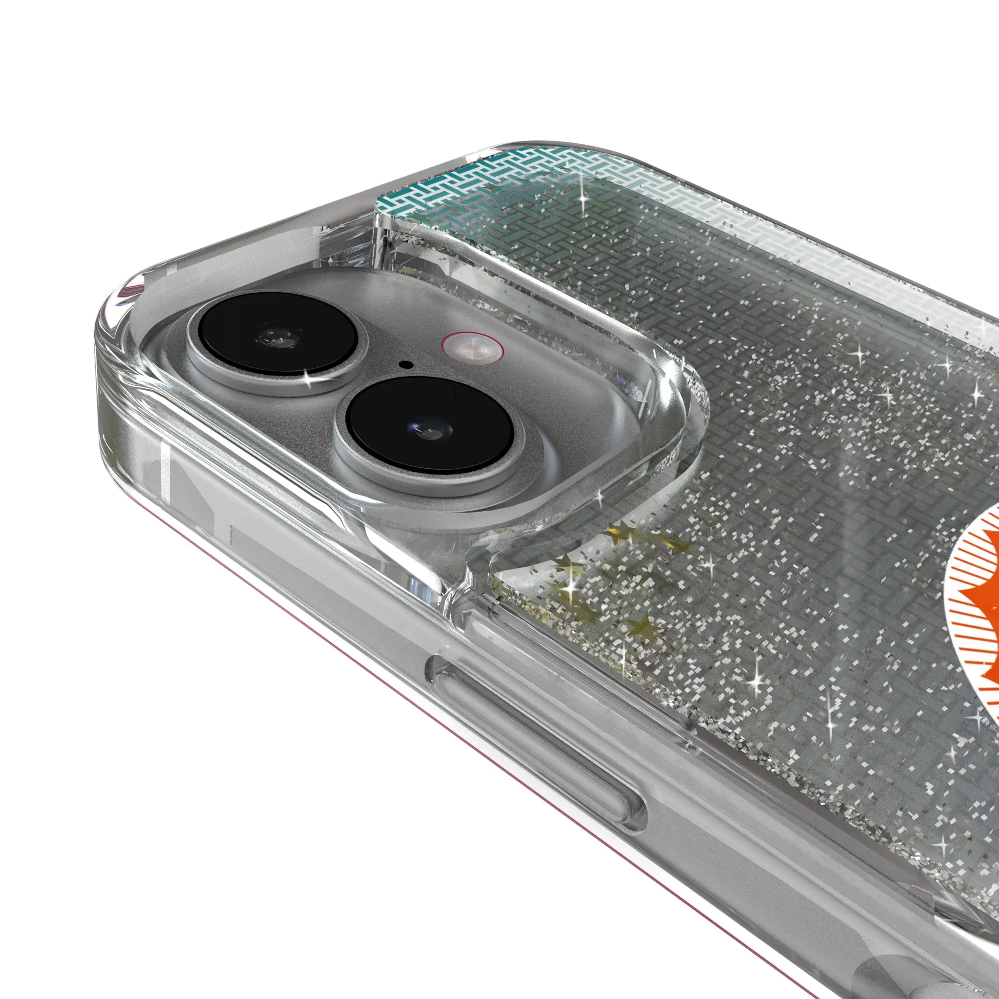 Miami Dolphins 1966-1973 Historic Collection Linen Glitter Phone Case