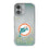 Miami Dolphins 1966-1973 Historic Collection Linen Glitter Phone Case