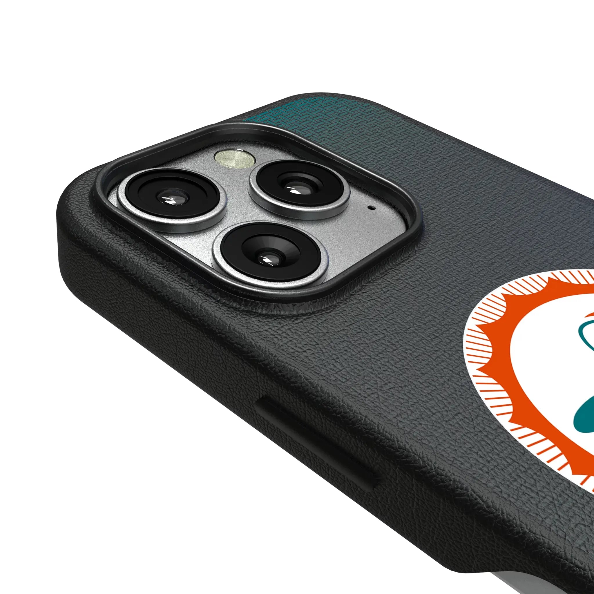Miami Dolphins 1966-1973 Historic Collection Linen MagSafe Compatible Phone Case for Apple iPhone