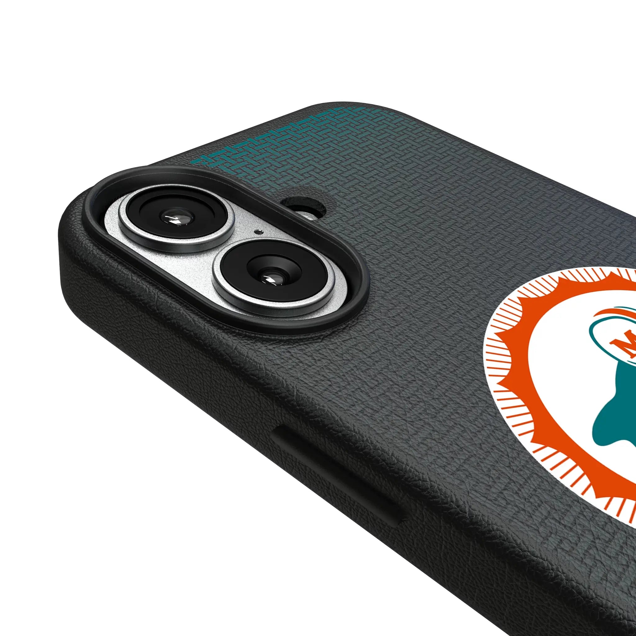 Miami Dolphins 1966-1973 Historic Collection Linen MagSafe Compatible Phone Case for Apple iPhone