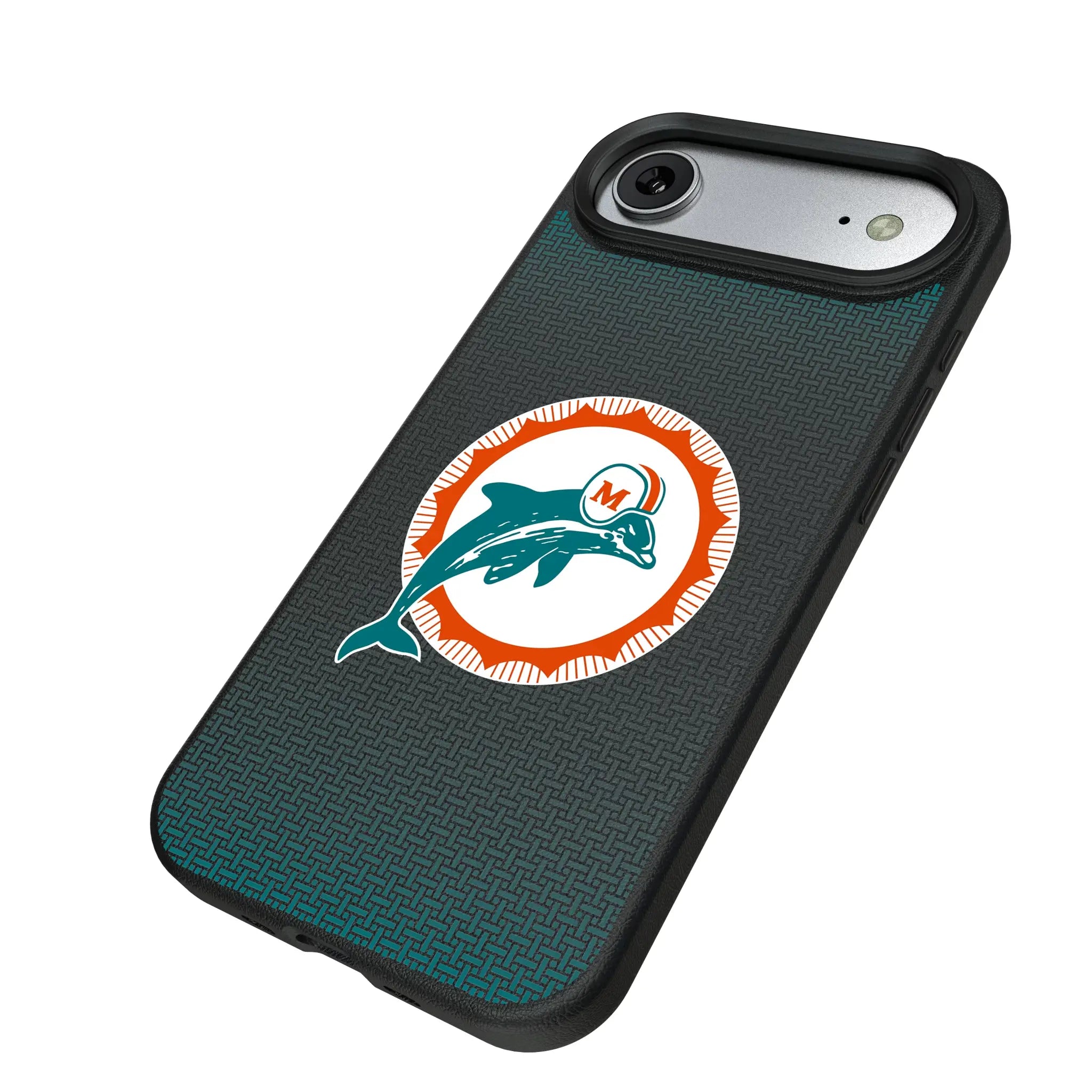 Miami Dolphins 1966-1973 Historic Collection Linen MagSafe Compatible Phone Case for Apple iPhone