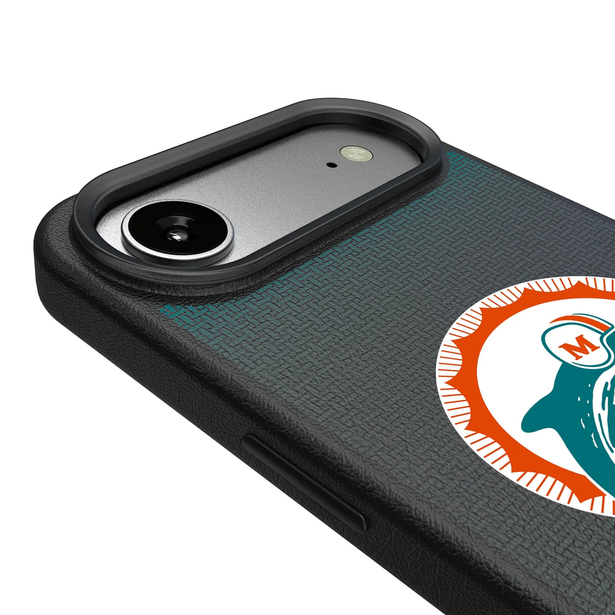 Miami Dolphins 1966-1973 Historic Collection Linen MagSafe Compatible Phone Case for Apple iPhone