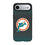 Miami Dolphins 1966-1973 Historic Collection Linen MagSafe Compatible Phone Case for Apple iPhone