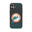 Miami Dolphins 1966-1973 Historic Collection Linen MagSafe Compatible Phone Case for Apple iPhone