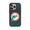 Miami Dolphins 1966-1973 Historic Collection Linen MagSafe Compatible Phone Case for Apple iPhone