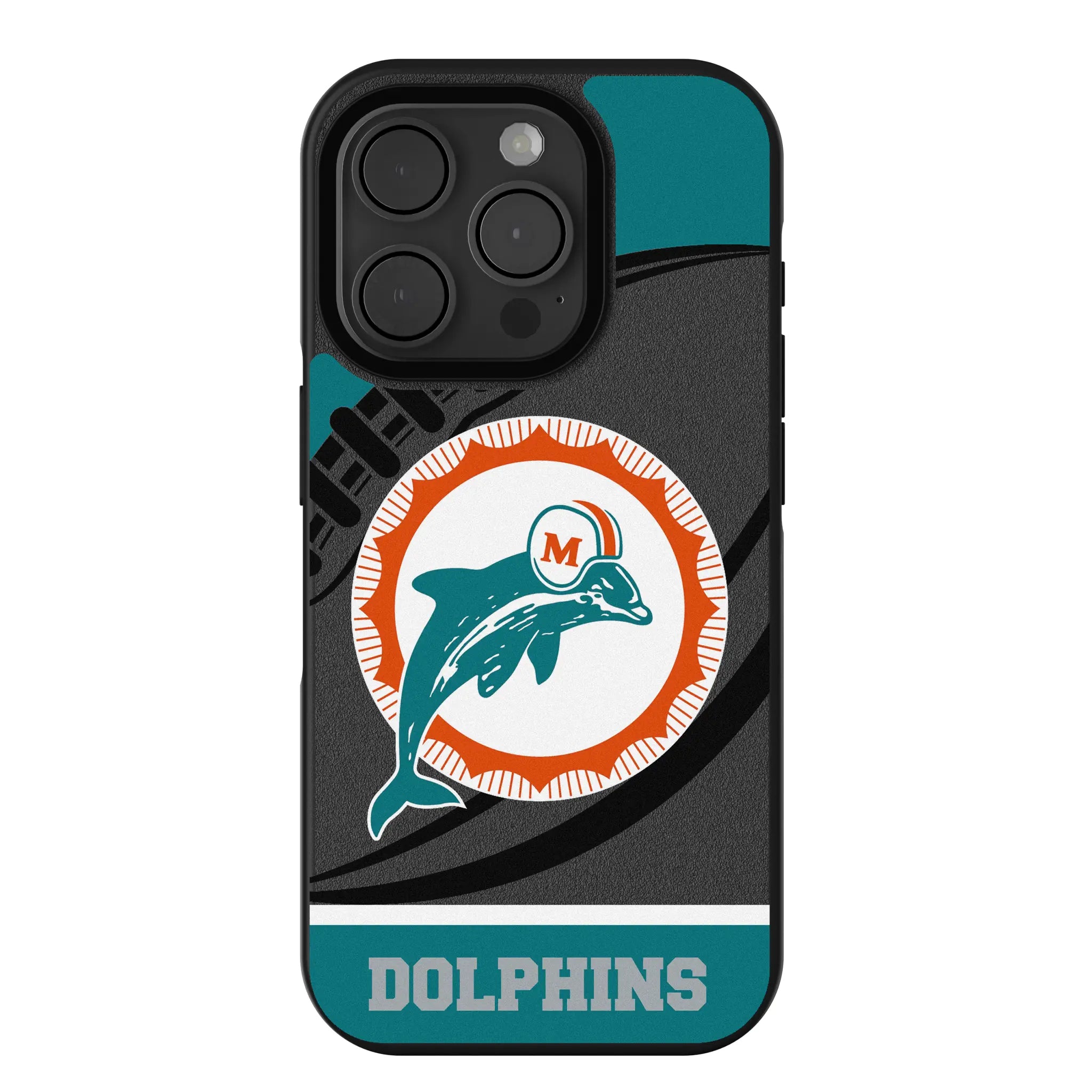 Miami Dolphins 1966-1973 Historic Collection Passtime Bump Phone Case