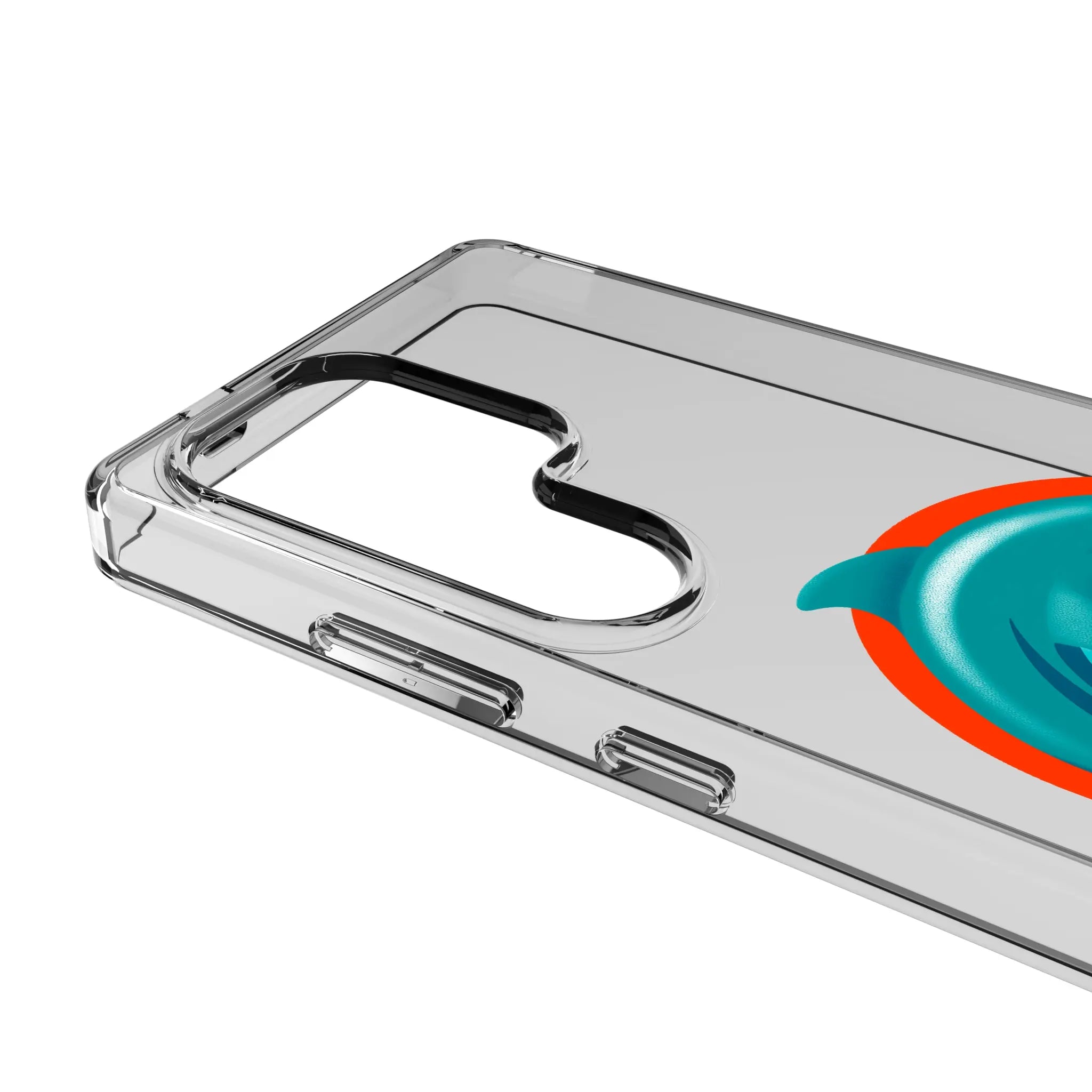 Miami Dolphins 2024 Edition Clear Phone Case for Samsung Galaxy