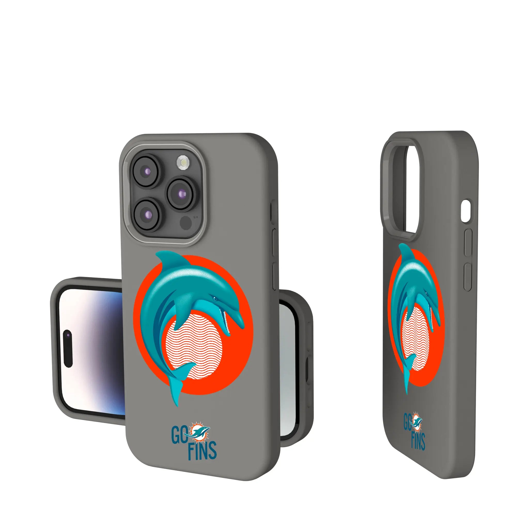 Miami Dolphins 2024 Illustrated Limited Edition Soft Touch Phone Case