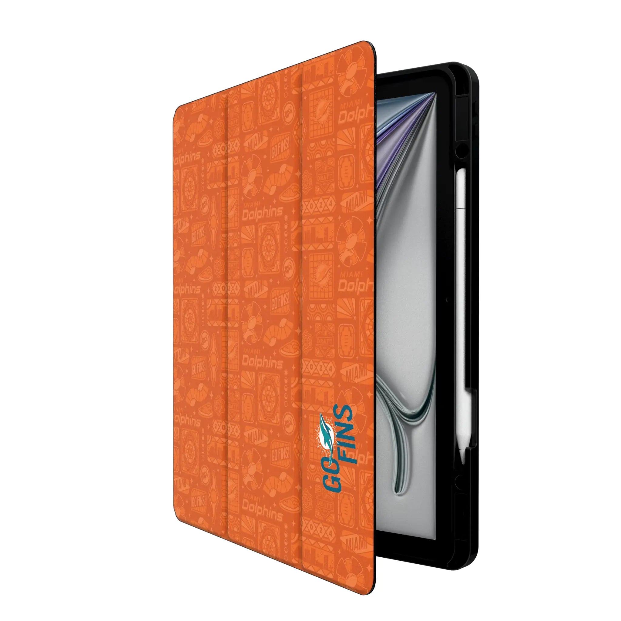 Miami Dolphins 2024 Illustrated Limited Edition Tablet Case for Apple iPad