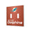Miami Dolphins Football Hidden-Screw Light Switch Plate