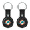 Miami Dolphins Insignia Black Airtag Holder 2-Pack