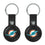 Miami Dolphins Insignia Black Airtag Holder 2-Pack
