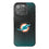 Miami Dolphins Linen Bling Phone Case for Apple iPhone