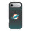 Miami Dolphins Linen Bump Phone Case