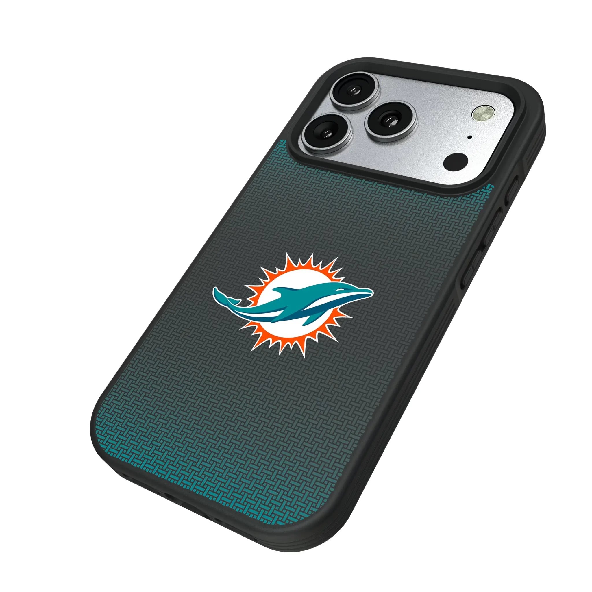 Miami Dolphins Linen Bump Phone Case
