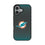 Miami Dolphins Linen Bump Phone Case