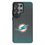 Miami Dolphins Linen MagSafe Compatible Phone Case for Samsung Galaxy
