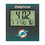Miami Dolphins Linen Wall Clock