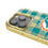 Miami Dolphins Plaid Bling Phone Case