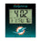 Miami Dolphins Quadtile Wall Clock