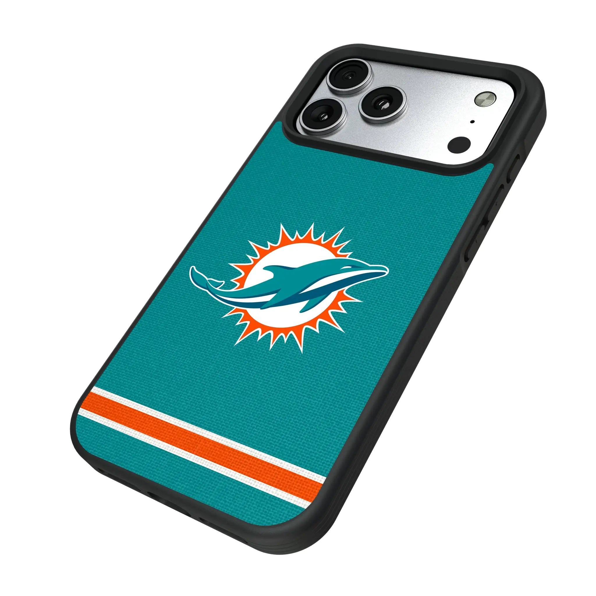 Miami Dolphins Stripe Bump Phone Case