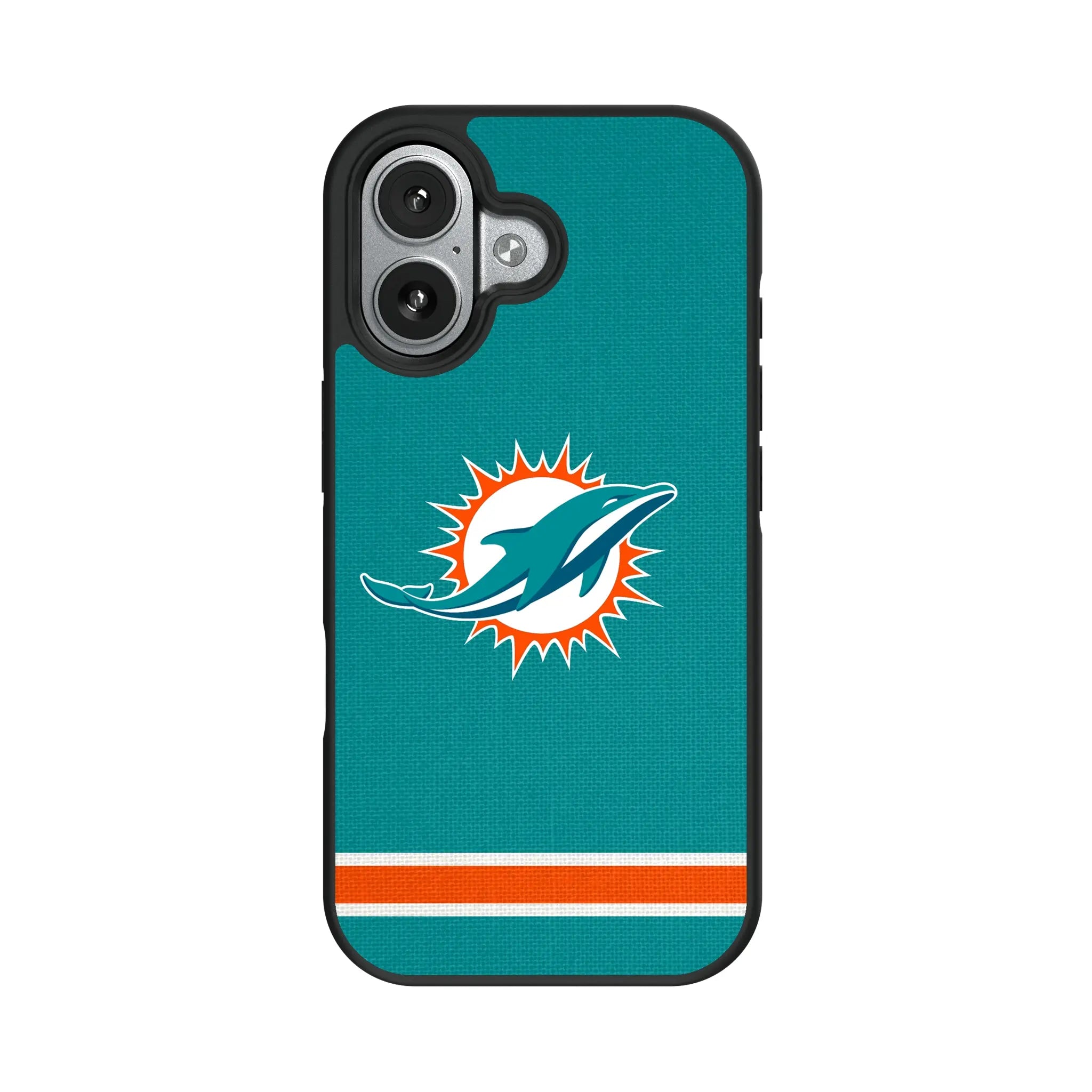 Miami Dolphins Stripe Bump Phone Case