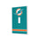 Miami Dolphins Stripe Hidden-Screw Light Switch Plate