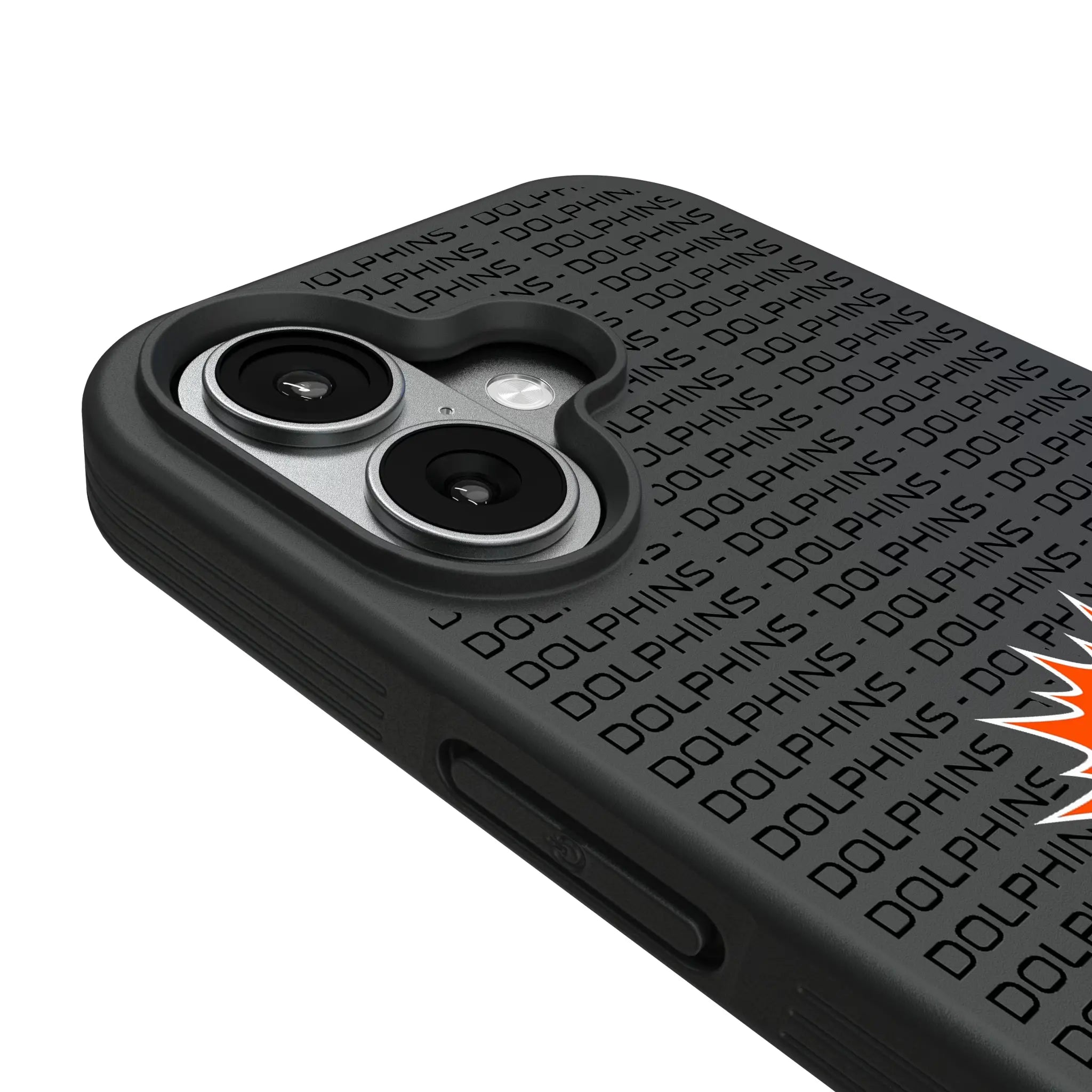 Miami Dolphins Text Backdrop Bump Phone Case