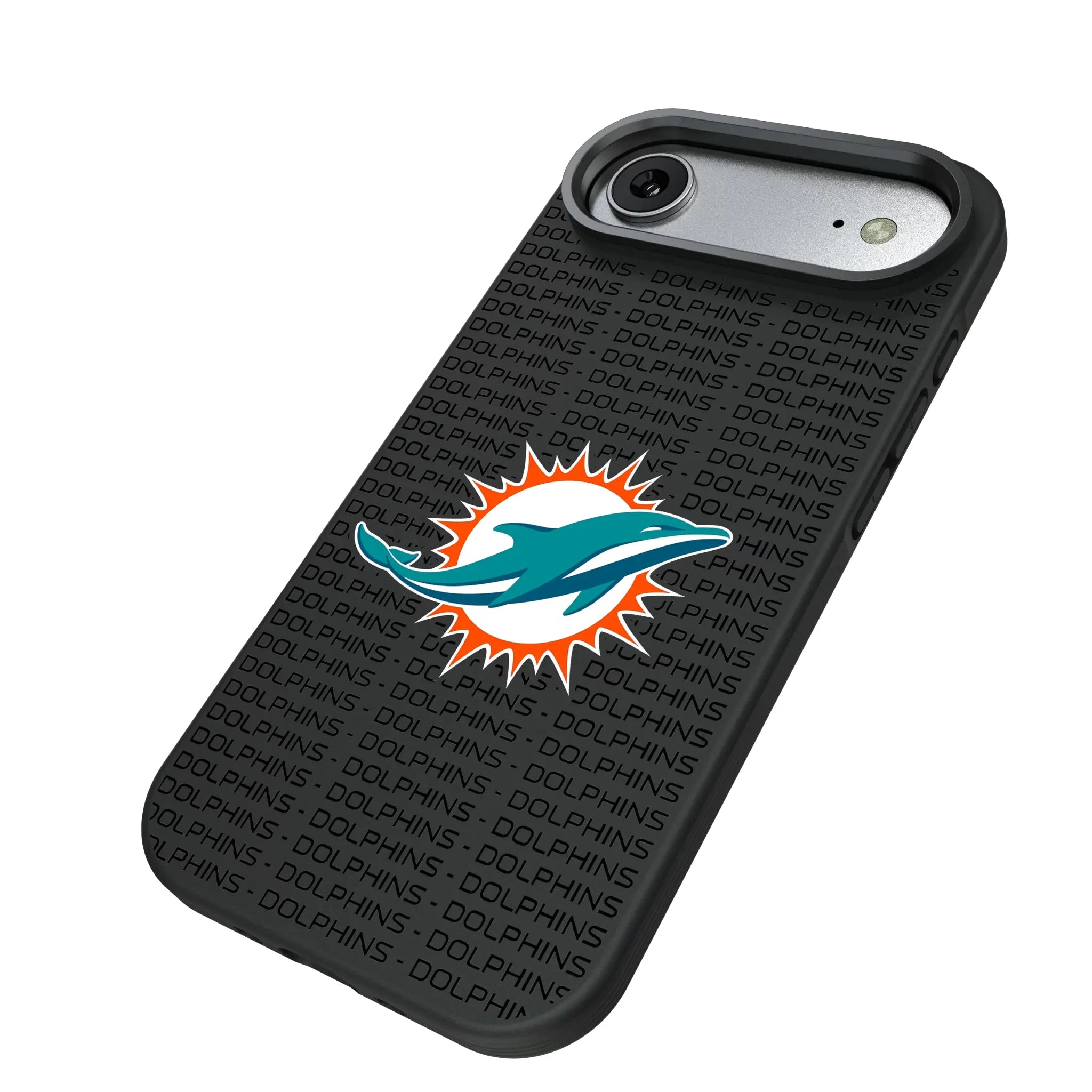 Miami Dolphins Text Backdrop Bump Phone Case