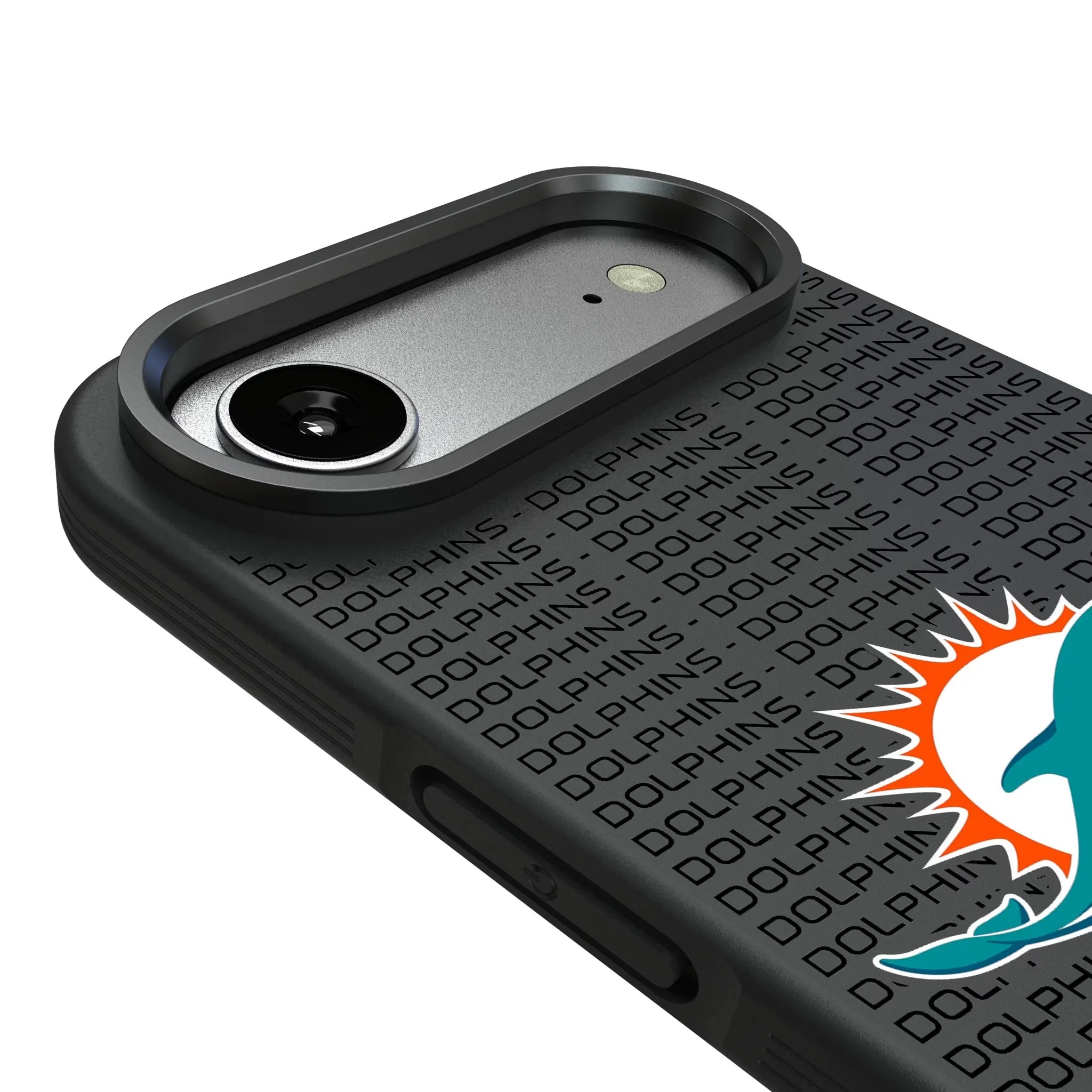 Miami Dolphins Text Backdrop Bump Phone Case