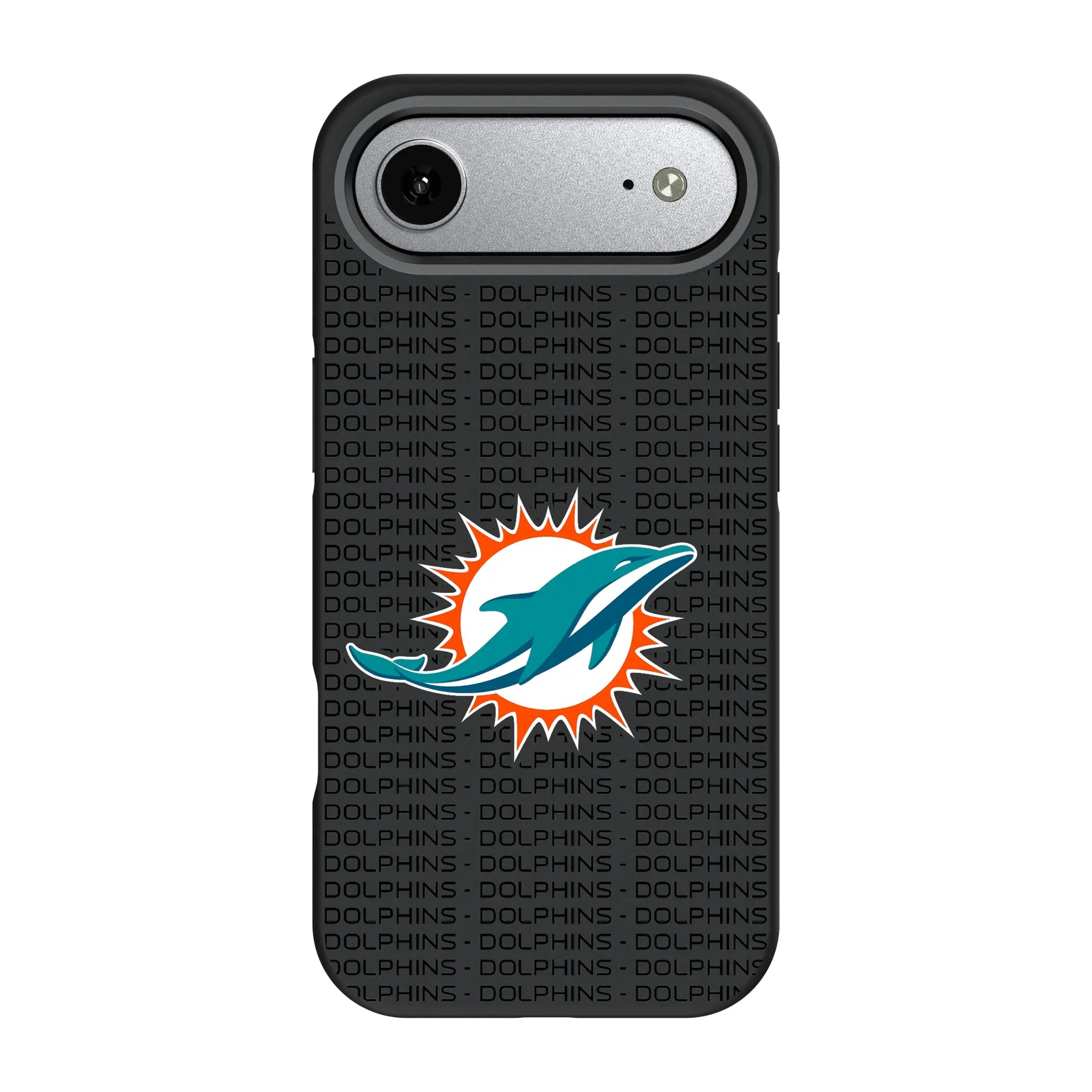 Miami Dolphins Text Backdrop Bump Phone Case