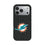 Miami Dolphins Text Backdrop Bump Phone Case