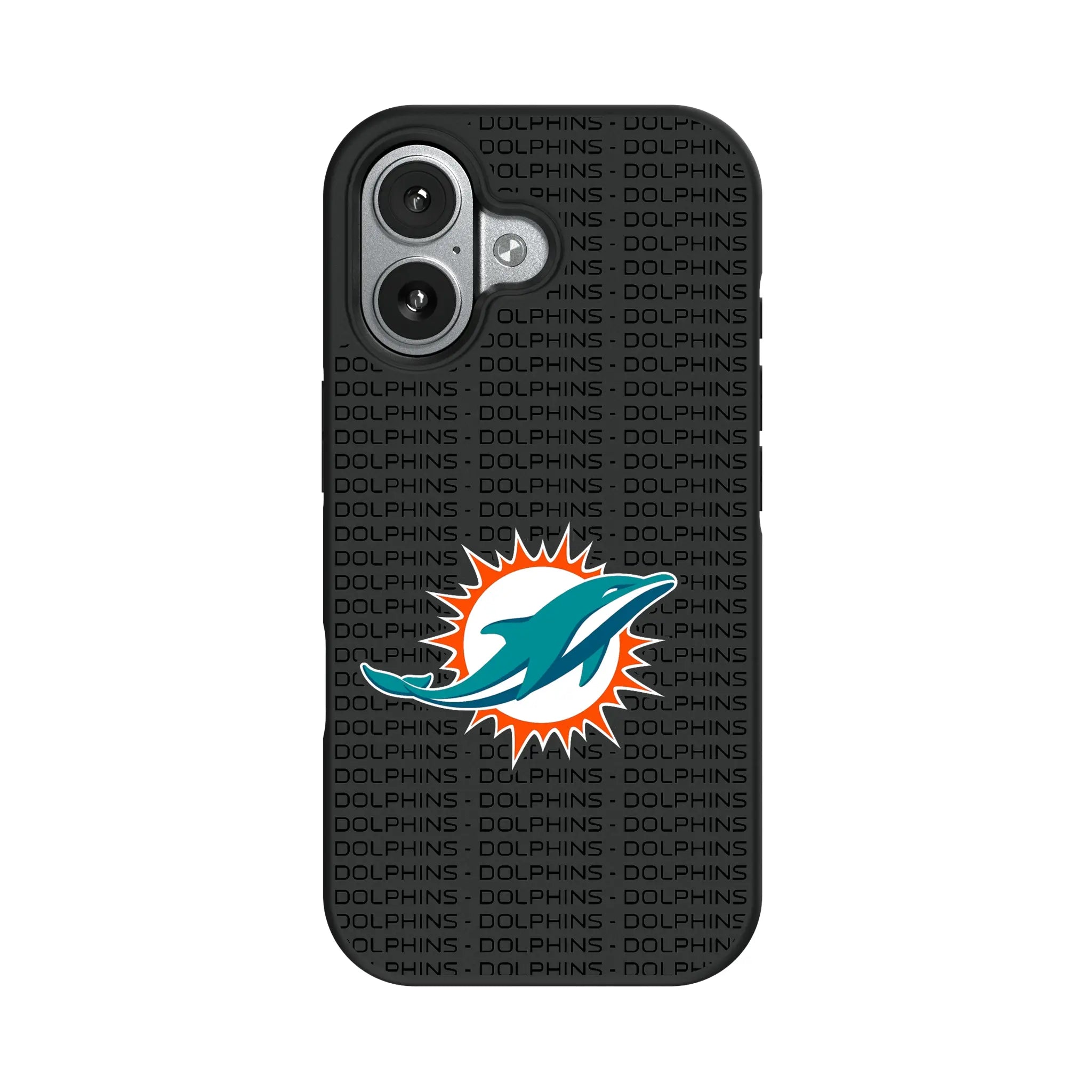 Miami Dolphins Text Backdrop Bump Phone Case