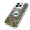 Miami Dolphins Text Backdrop Glitter Phone Case