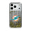 Miami Dolphins Text Backdrop Glitter Phone Case