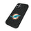 Miami Dolphins Text Backdrop MagSafe Compatible Phone Case for Apple iPhone