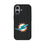 Miami Dolphins Text Backdrop MagSafe Compatible Phone Case for Apple iPhone