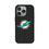 Miami Dolphins Text Backdrop MagSafe Compatible Phone Case for Apple iPhone