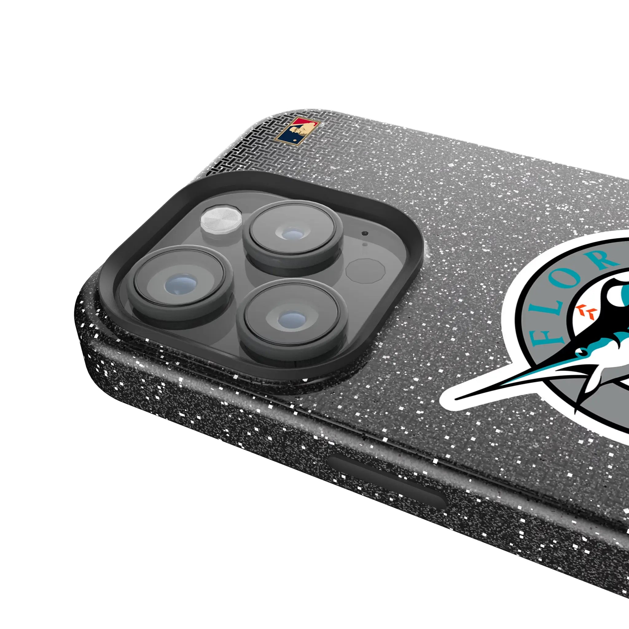 Miami Marlins 1993-2011 - Cooperstown Collection Linen Bling Phone Case for Apple iPhone