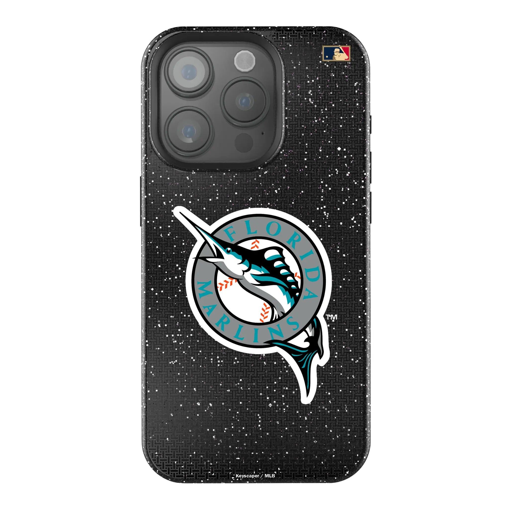Miami Marlins 1993-2011 - Cooperstown Collection Linen Bling Phone Case for Apple iPhone