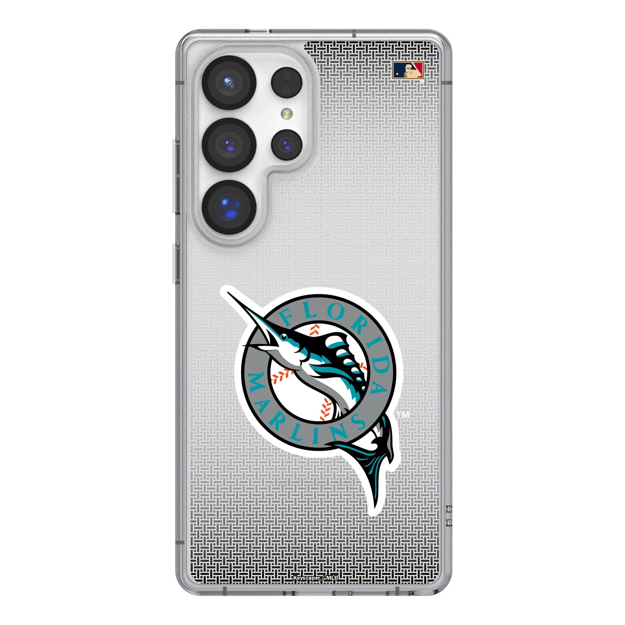 Miami Marlins 1993-2011 - Cooperstown Collection Linen Clear Phone Case for Samsung Galaxy