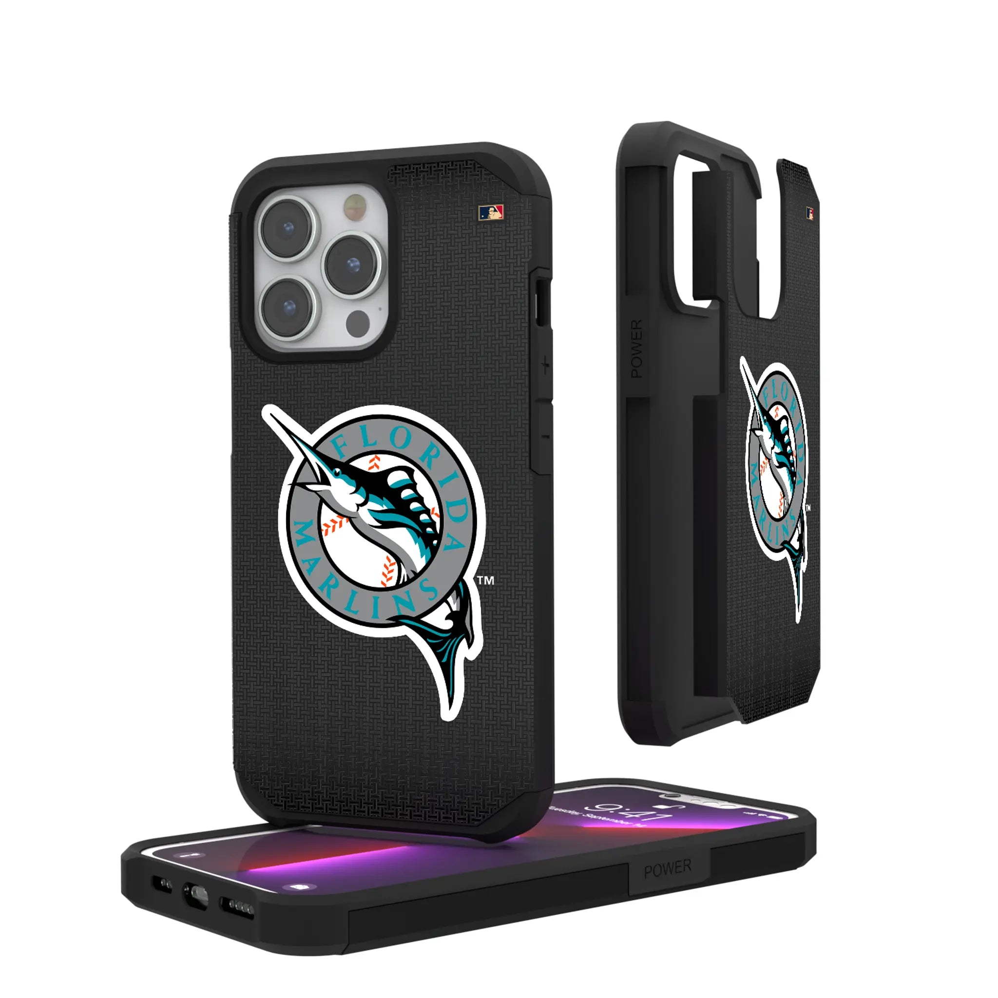 Miami Marlins 1993-2011 - Cooperstown Collection Linen Rugged Phone Case