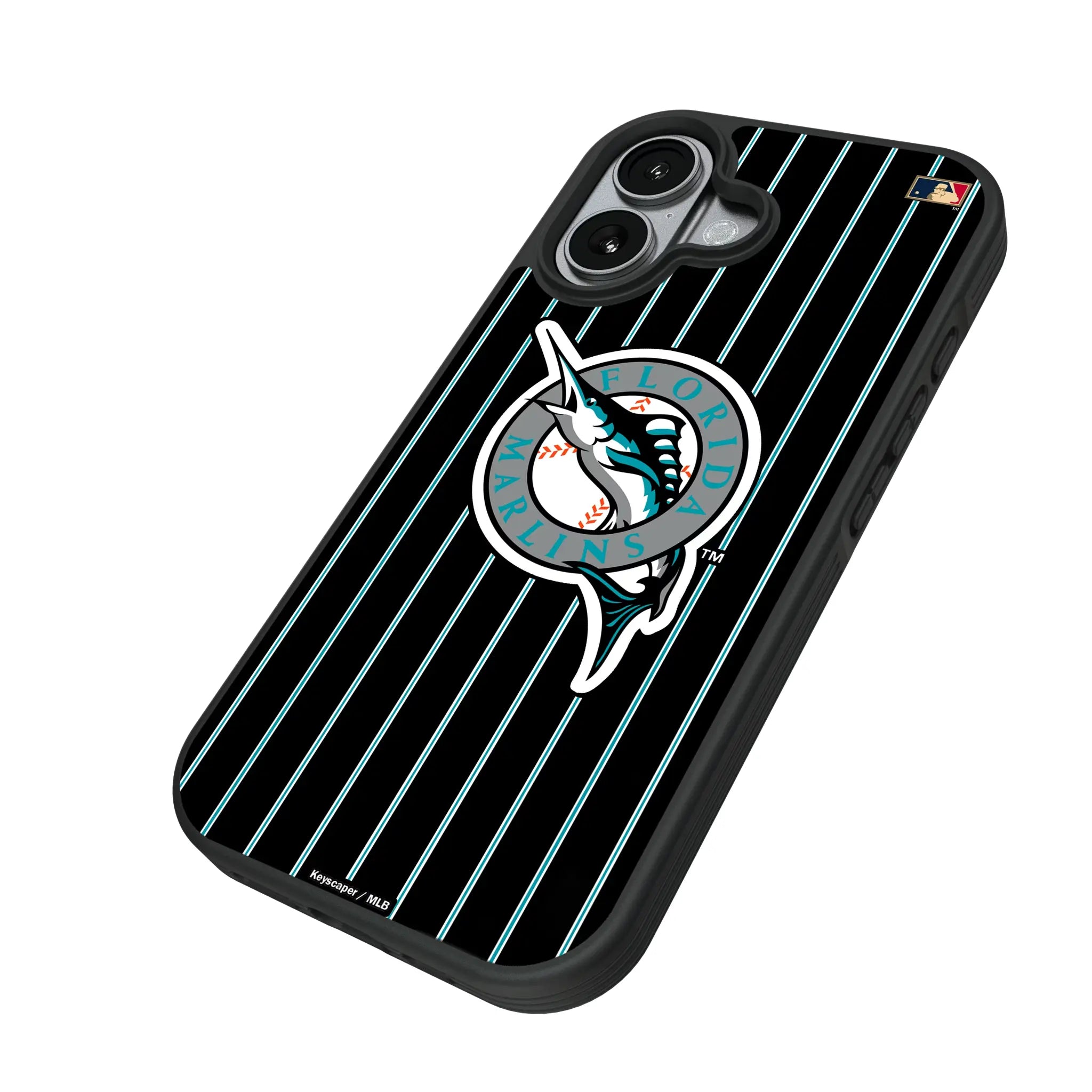 Miami Marlins 1993-2011 - Cooperstown Collection Pinstripe Bump Phone Case