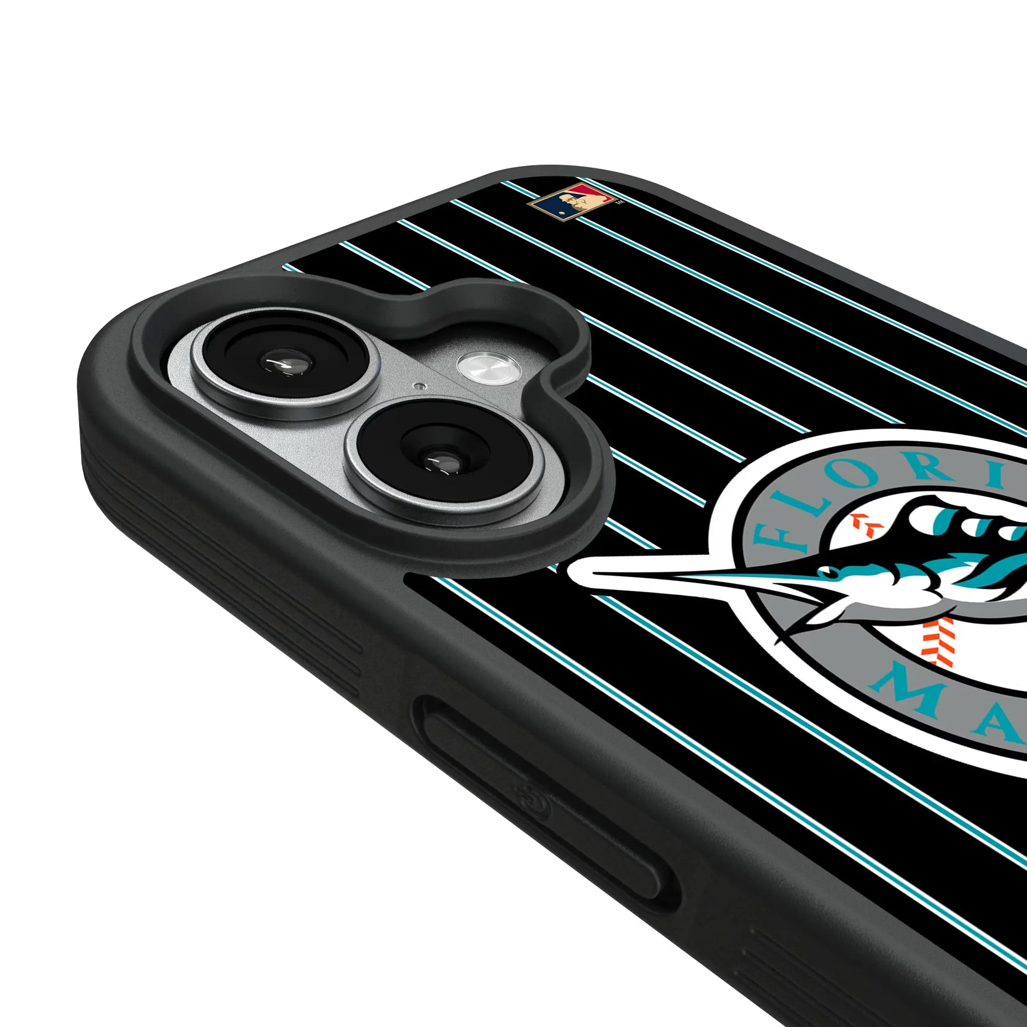 Miami Marlins 1993-2011 - Cooperstown Collection Pinstripe Bump Phone Case