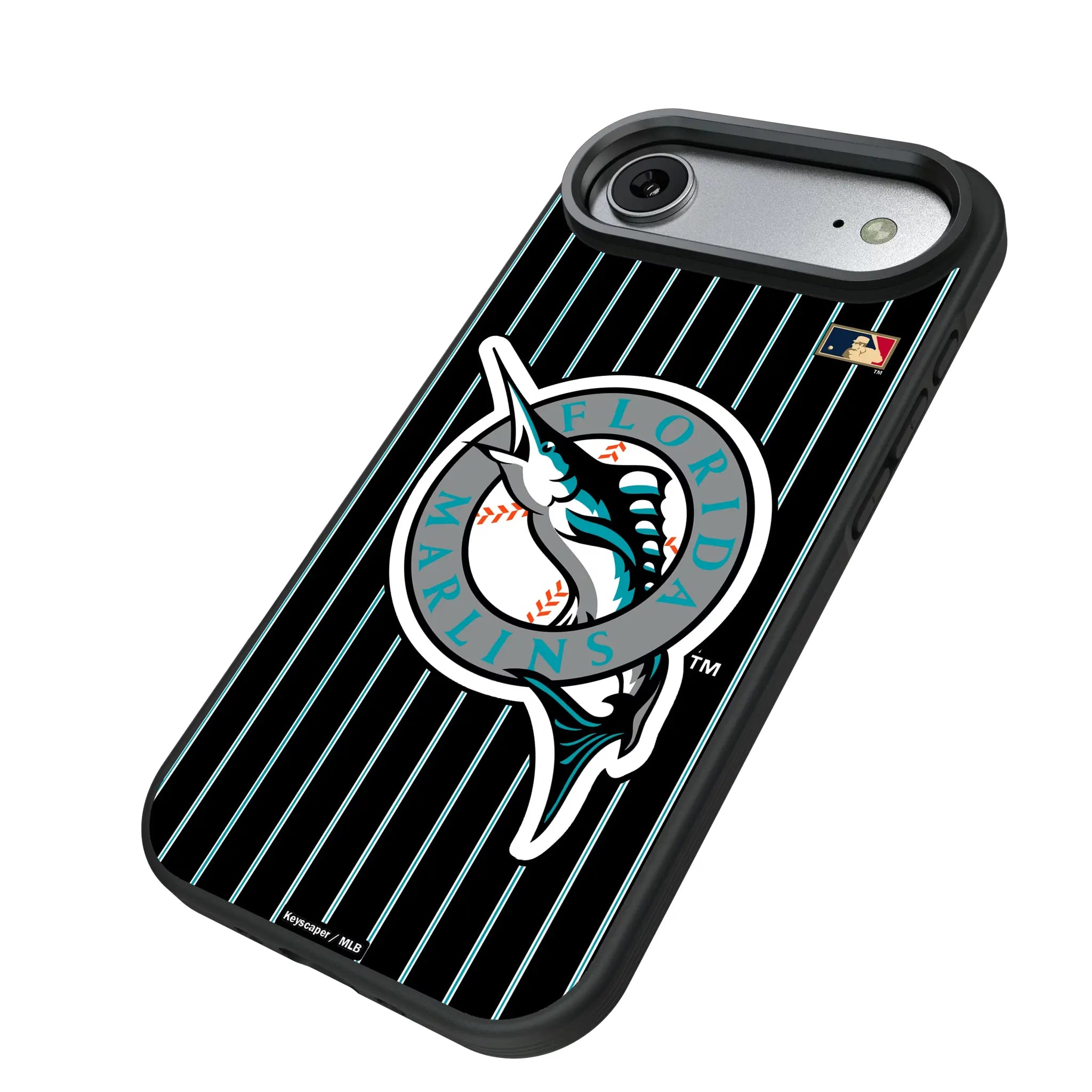 Miami Marlins 1993-2011 - Cooperstown Collection Pinstripe Bump Phone Case